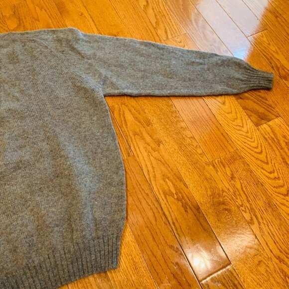 Vintage BROOKS BROTHERS SHETLAND WOOL SWEATER 46 XL Knitted in SCOTLAND Crewneck - Picture 6 of 15